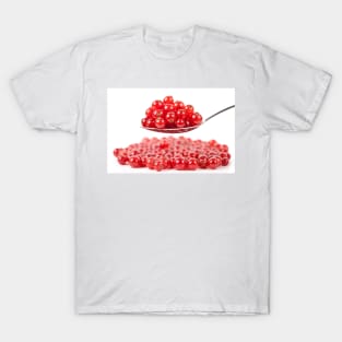 Red currant on white background T-Shirt